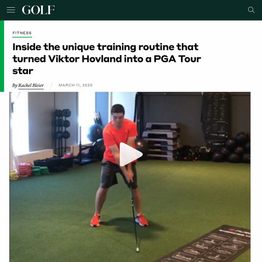 Golf Magazine: Swing Like Viktor Hovland