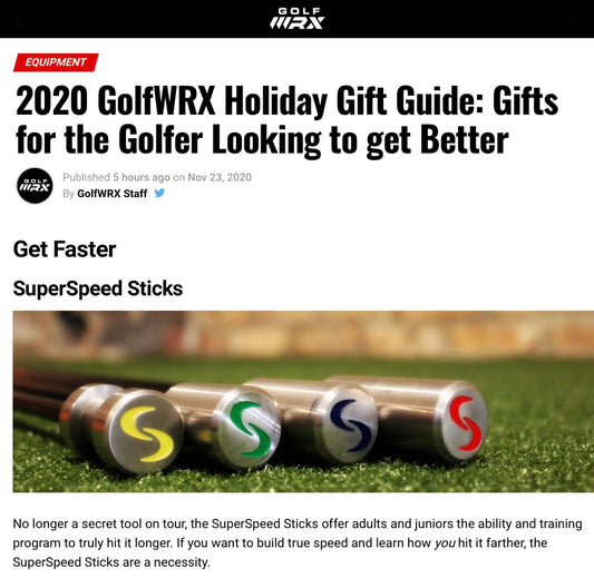 GolfWRX: SuperSpeed Nabs Top Gift in 2020 Guide